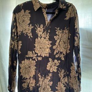 Free People floral tunic